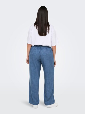 regular Pantaloni con pieghe 'CARKATIE' di ONLY Carmakoma in blu