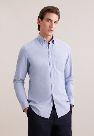 SEIDENSTICKER Regular fit Business shirt in Blue: front