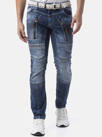 CIPO & BAXX Regular Jeans in Blauw: voorkant