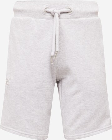 Pantaloni di Superdry in grigio: frontale