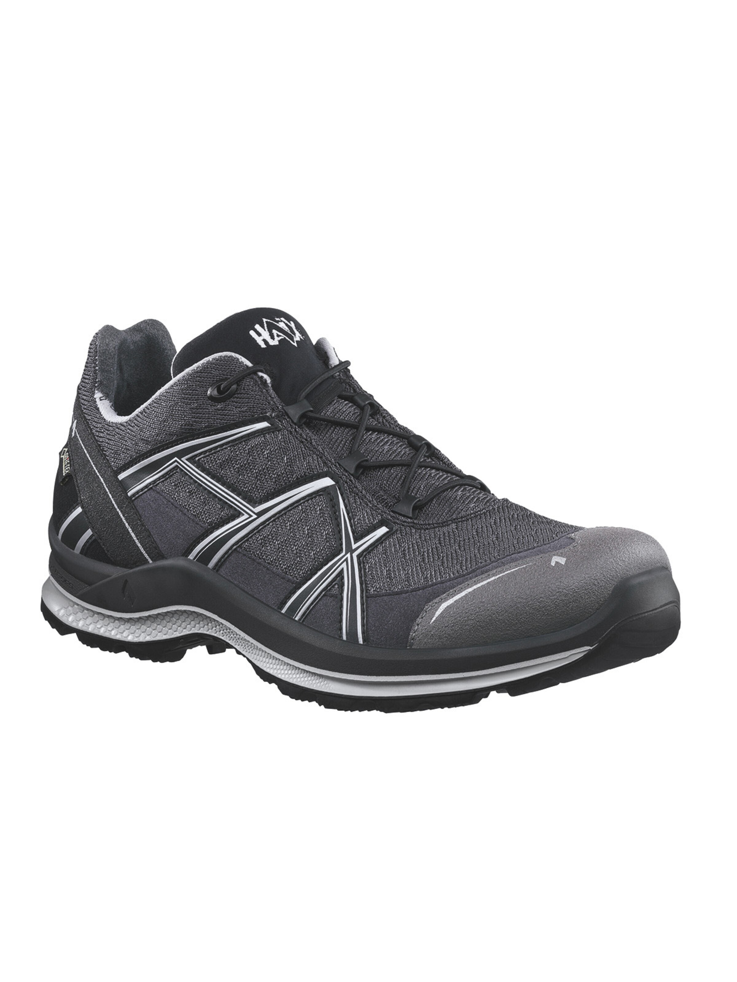 Haix Flats 'Wanderschuhe Black Eagle Adventure 46055 GTX low in schwarz/grau' in Black: front
