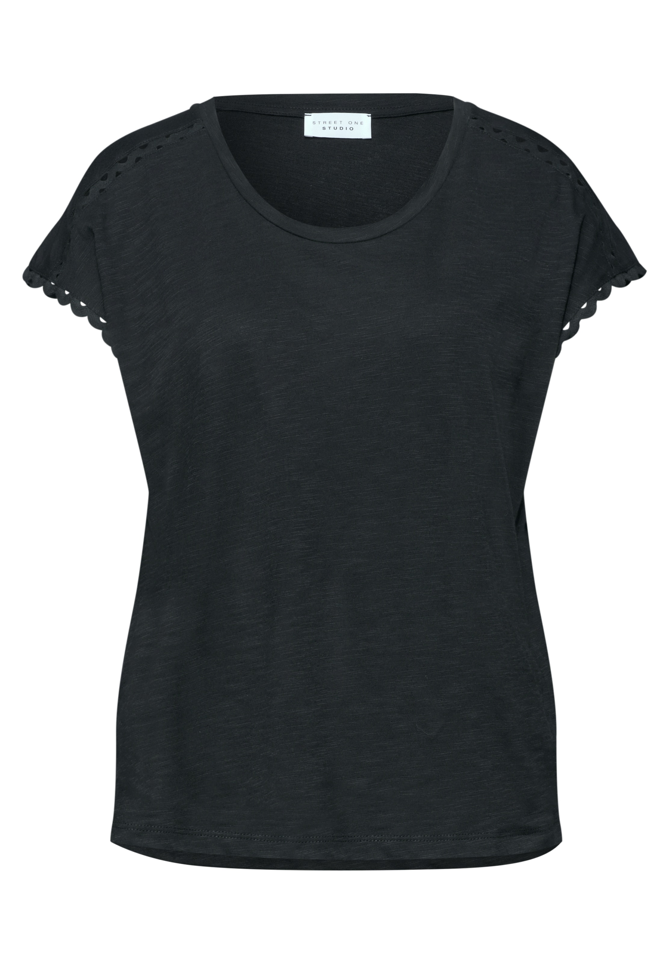 Street One Studio Shirt in Schwarz: Vorderseite