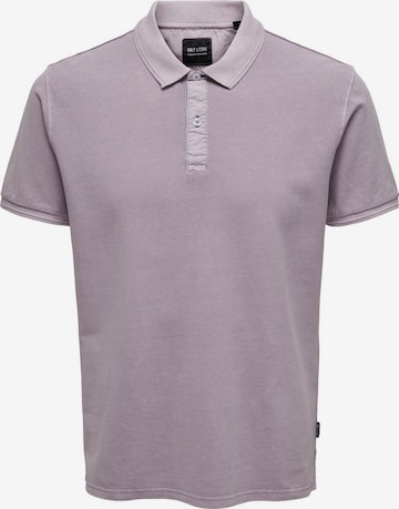 Only & Sons Shirt 'Travis' in Purple: front