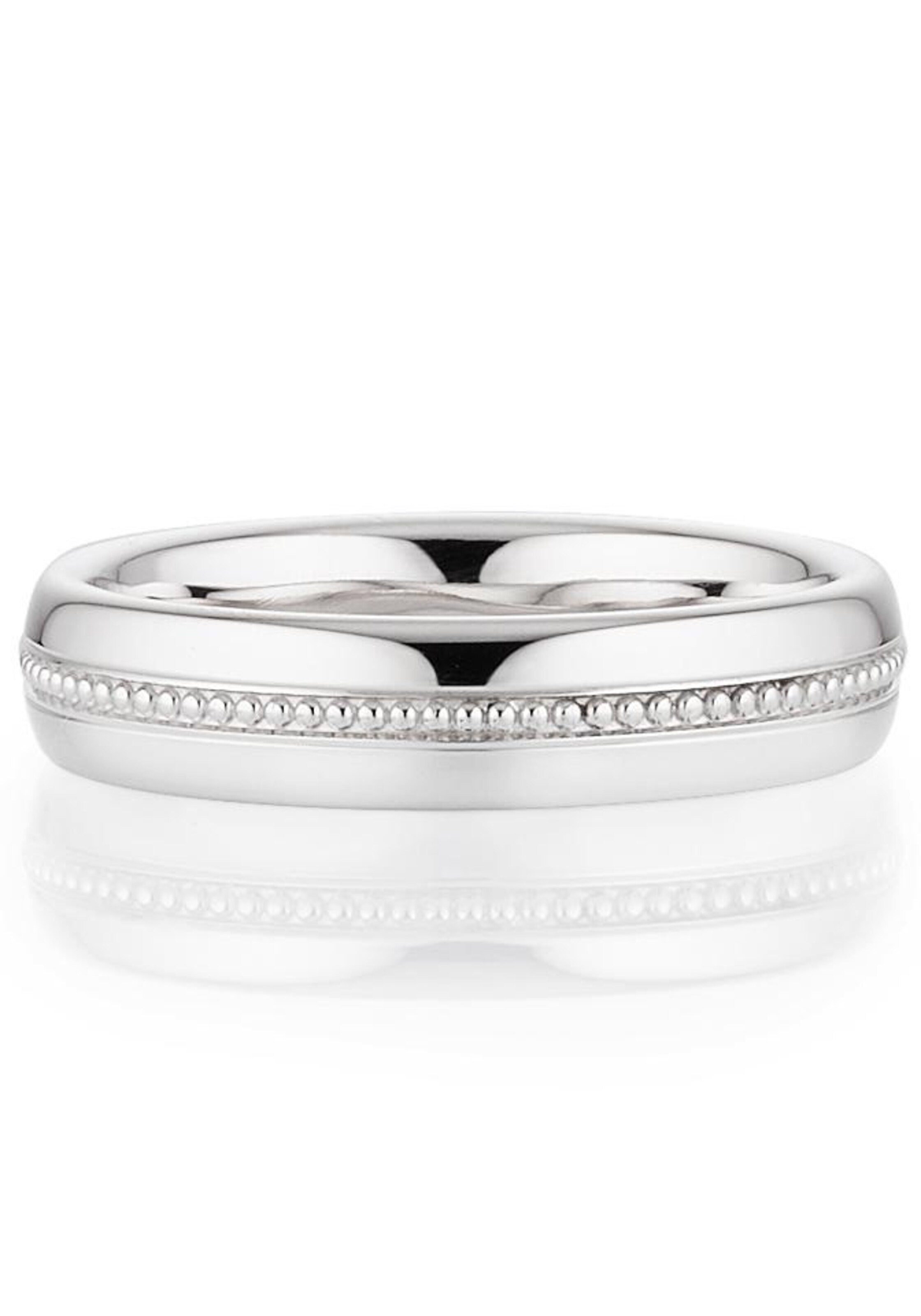 Bruno Banani Partnerring in Silber: Vorderseite