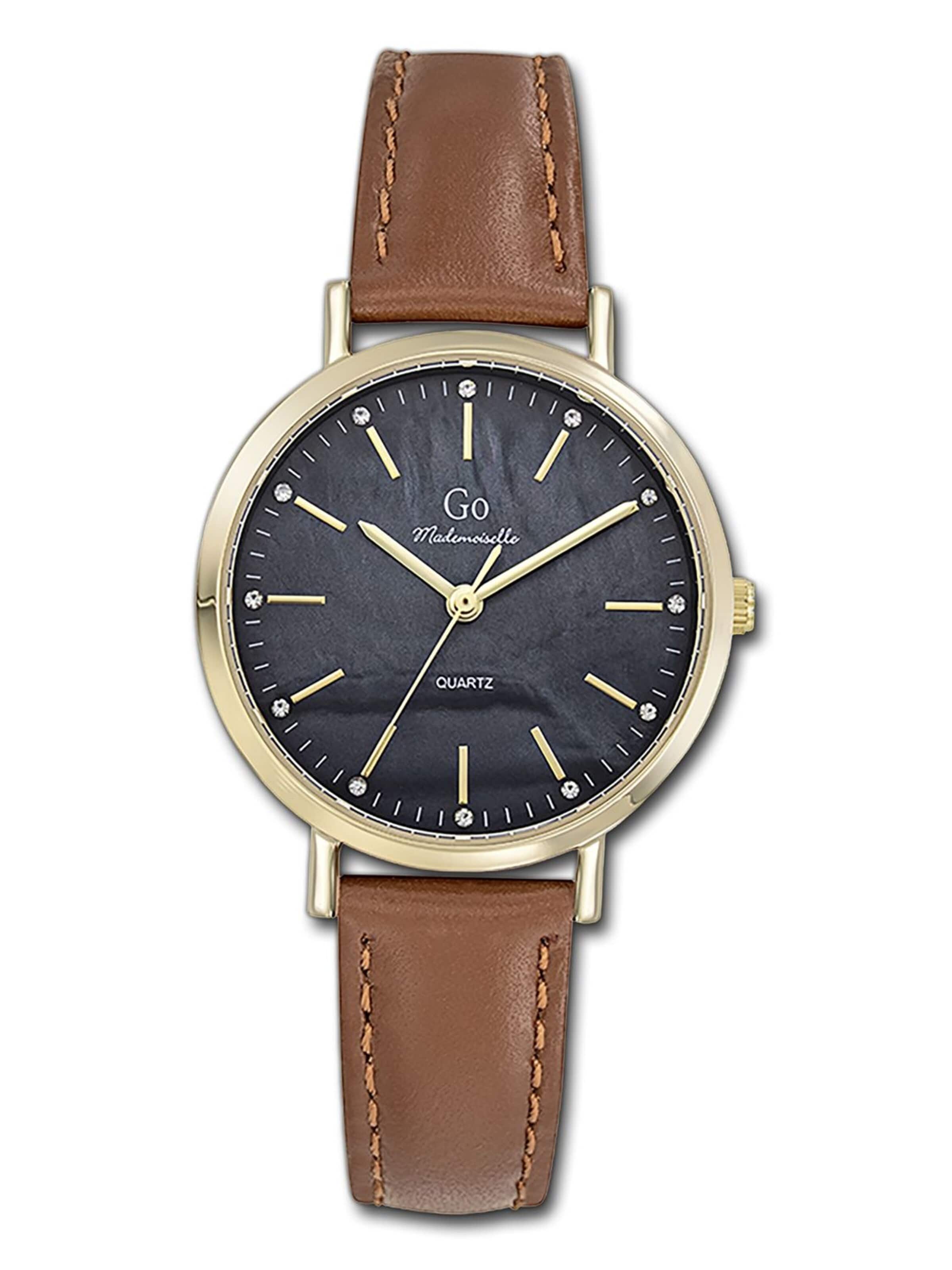 Orologio analogico di GO GirlOnly in marrone: frontale
