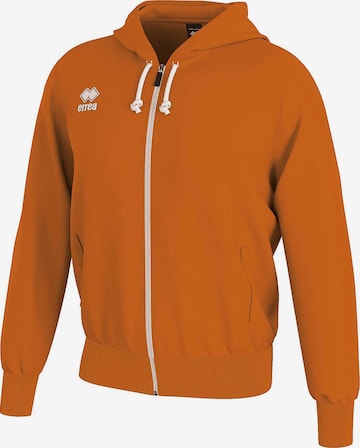Errea Sports sweat jacket 'JACOB' in Orange: front