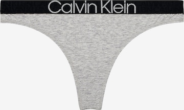 String Calvin Klein Underwear en gris : devant
