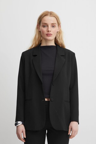 ICHI - Blazer 'Lexi' en negro: frente