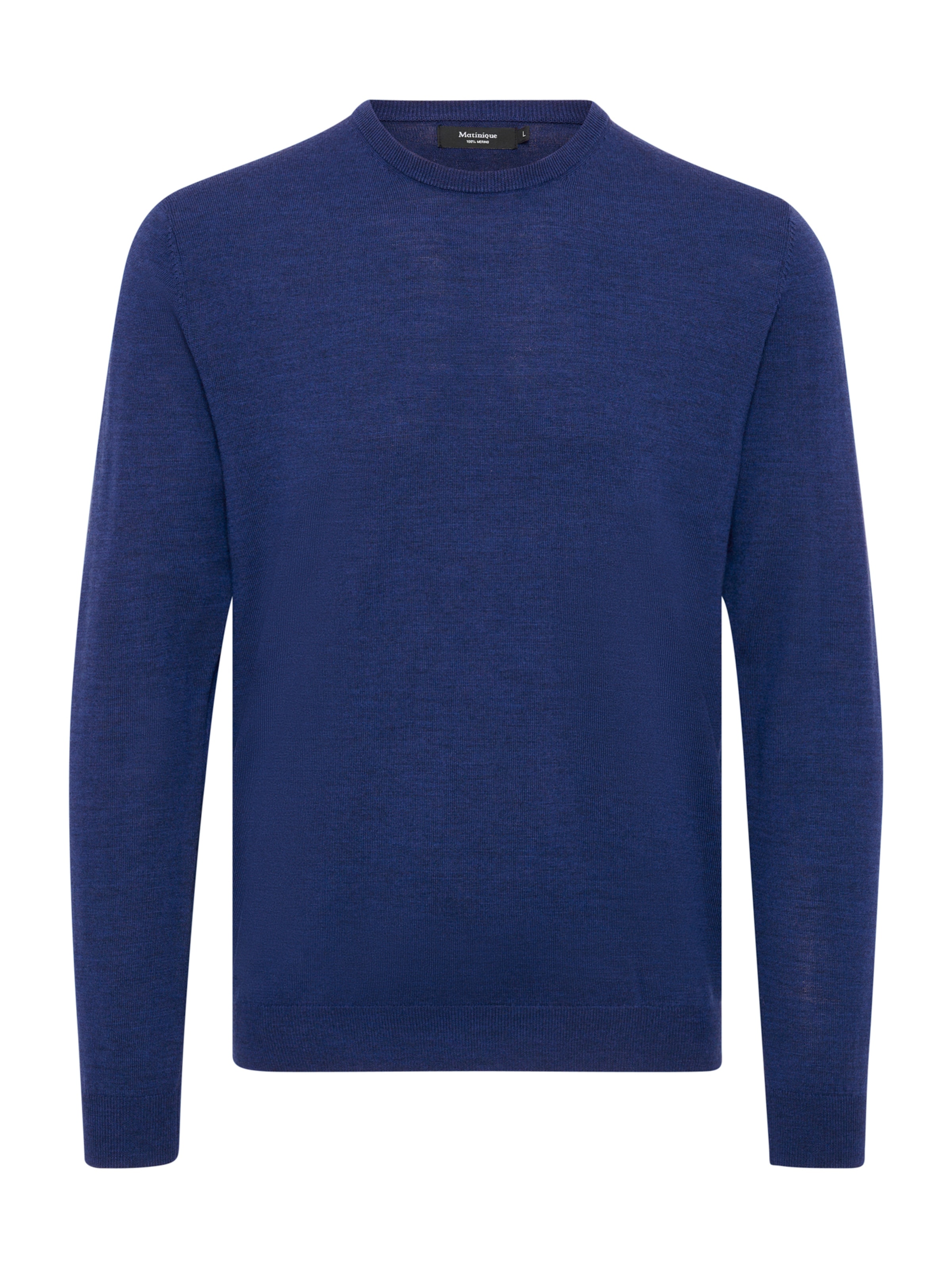 Matinique Svetr 'Margrate' – modrá: přední strana