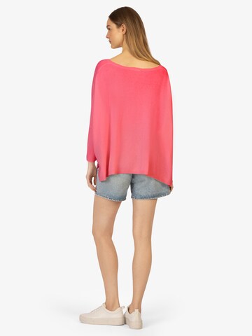 Rainbow Cashmere Pullover in Pink