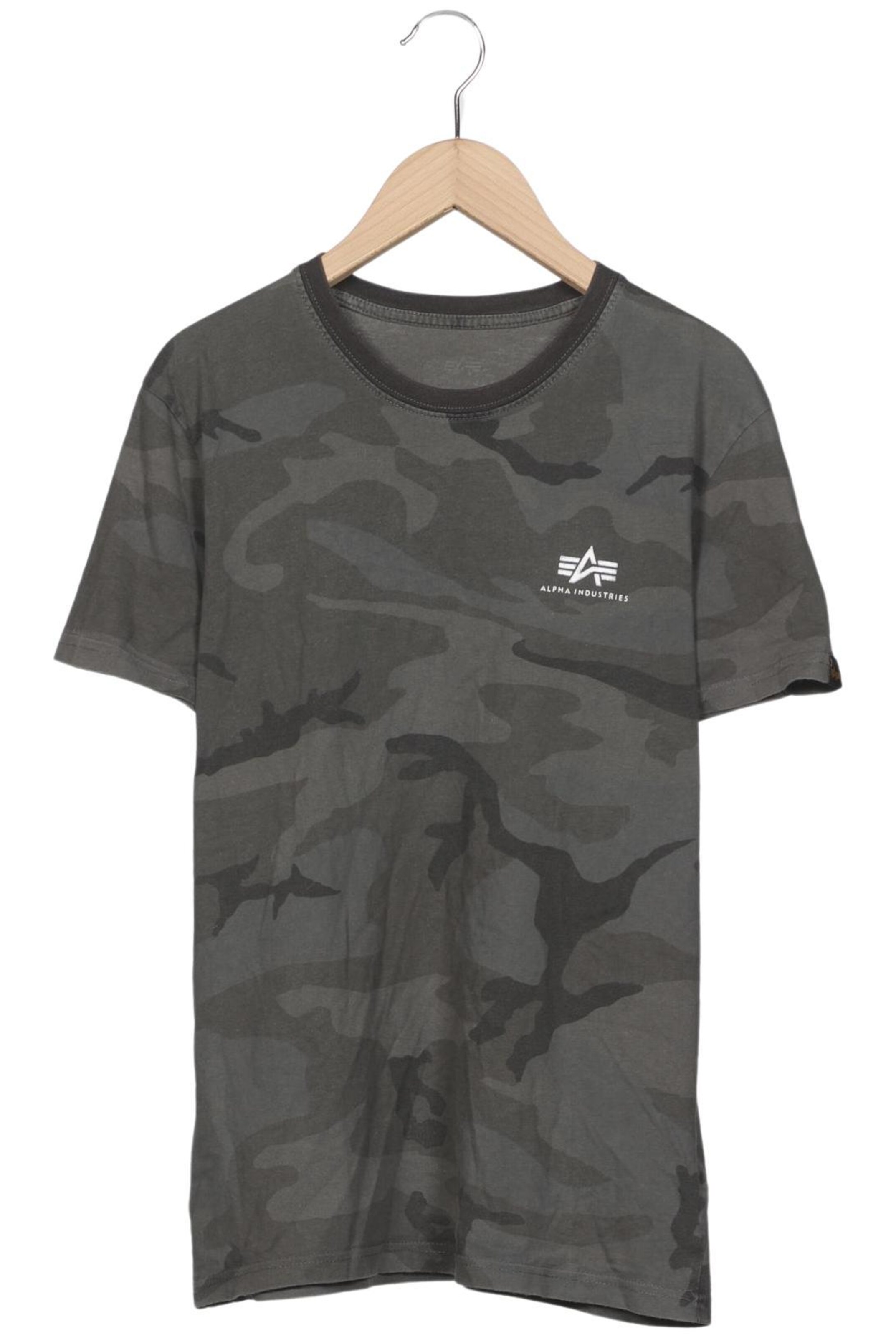ALPHA INDUSTRIES Shirt in S in Grey: front