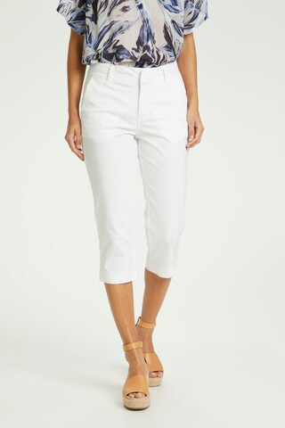 Part Two Tapered Pants 'Soffie' in White: front
