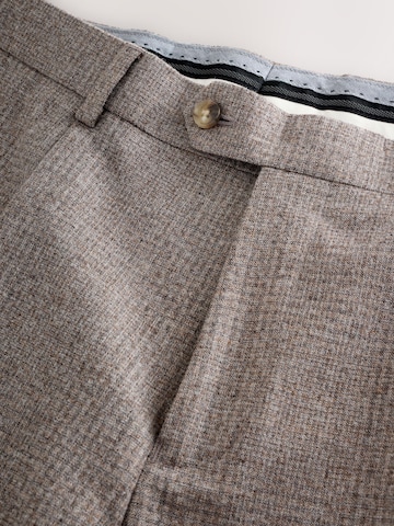 Next Regular Pleated Pants in Brown