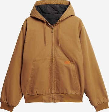 Superdry Between-Season Jacket in Brown: front