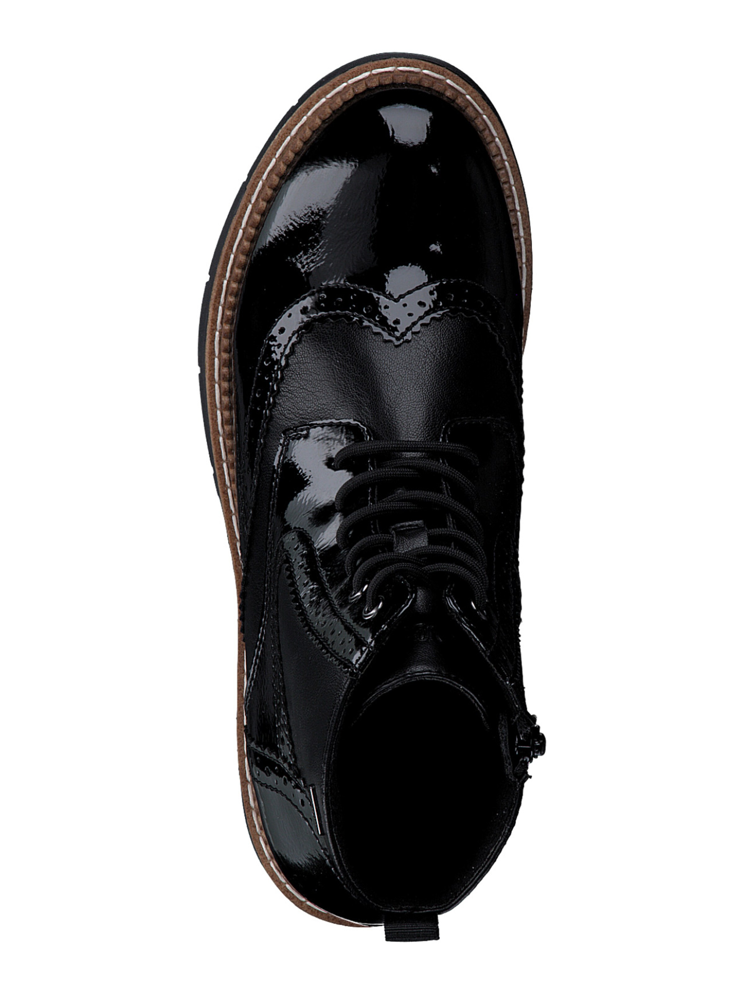 s.Oliver Gležnarji z vezalkami | črna barva