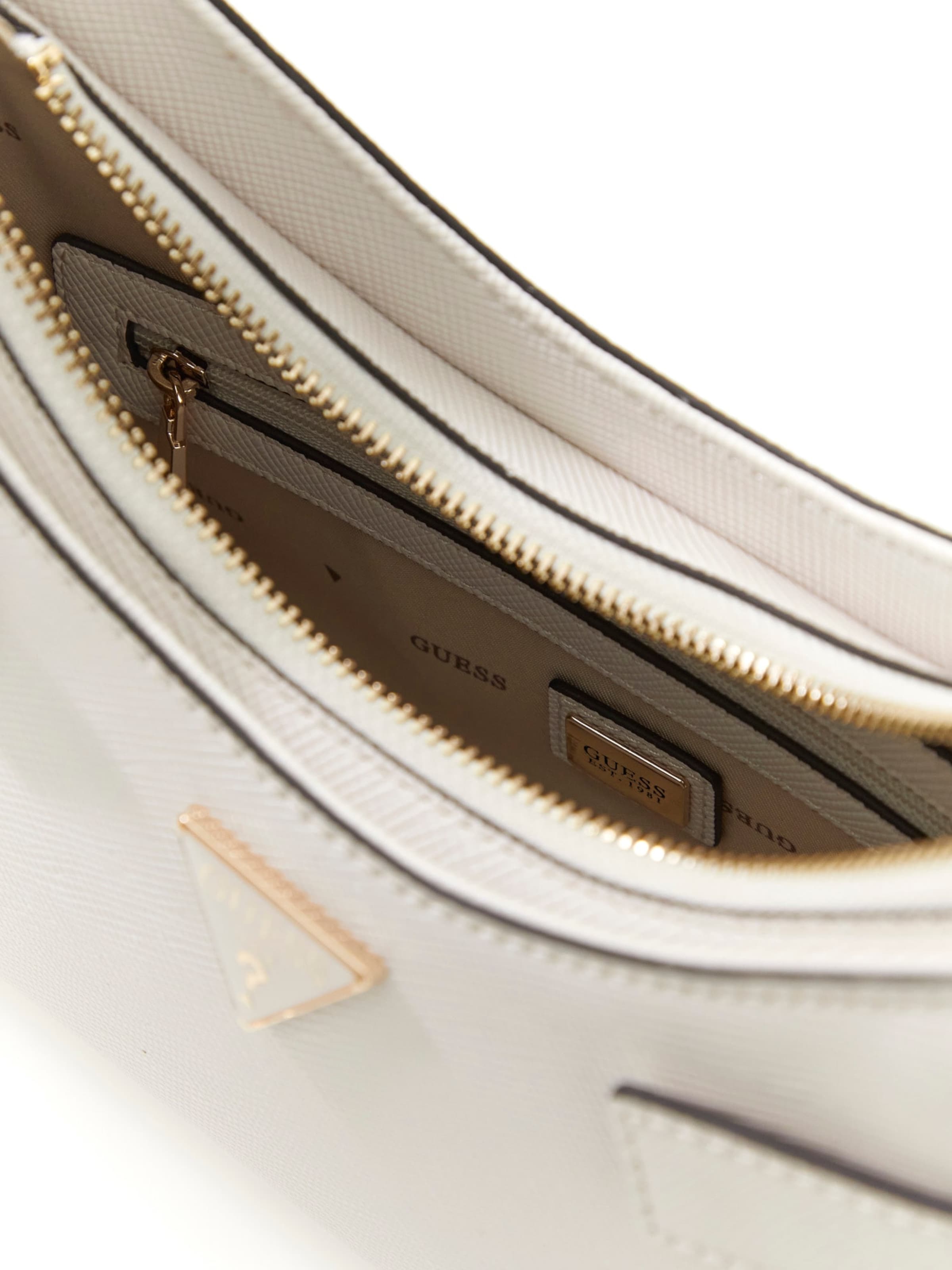 GUESS Axelremsväska 'SERENOVA' i vit