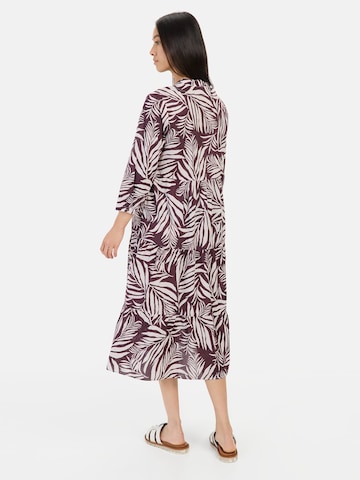 CAMEL ACTIVE Mittellanges Sommerkleid mit Allover-Print in Rot