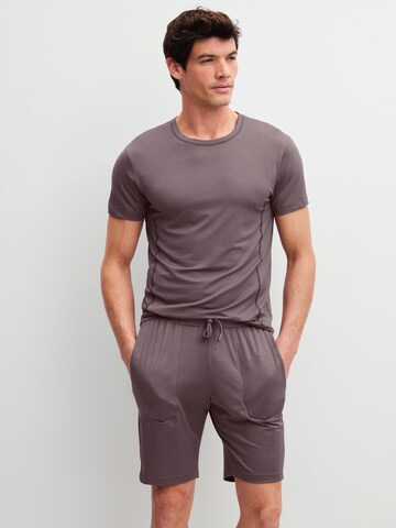 CALIDA Pyjamabroek 'DEEPSLEEPWEAR Balancing' in Bruin