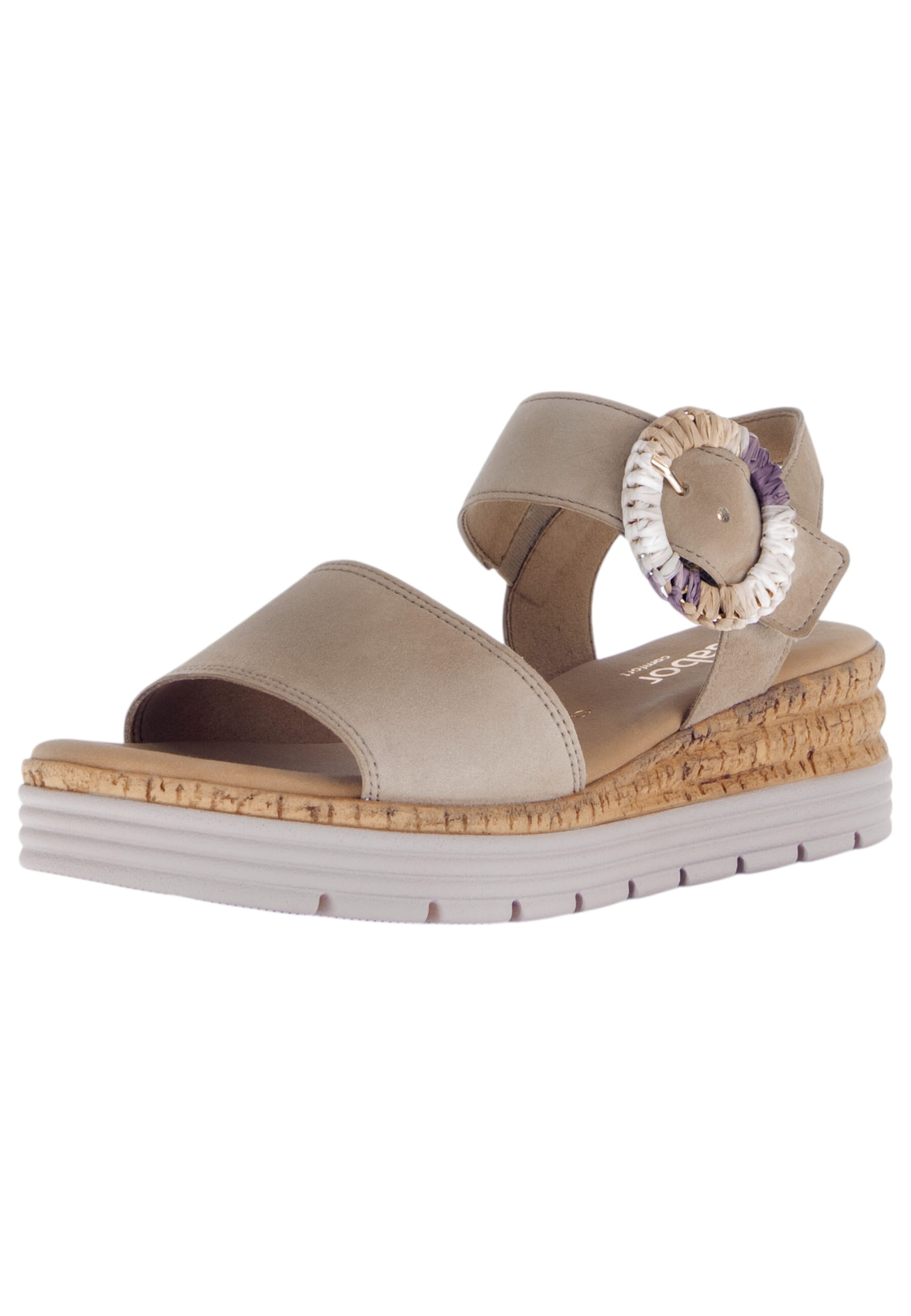 Sandales GABOR en gris : devant