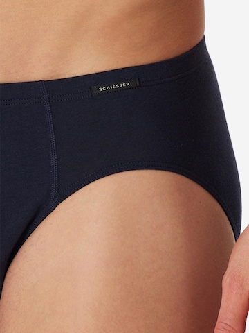 SCHIESSER Slip 'Cotton Essential' in Blue