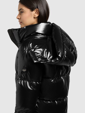 khujo Winterjas 'Devina3 Shiny' in Zwart