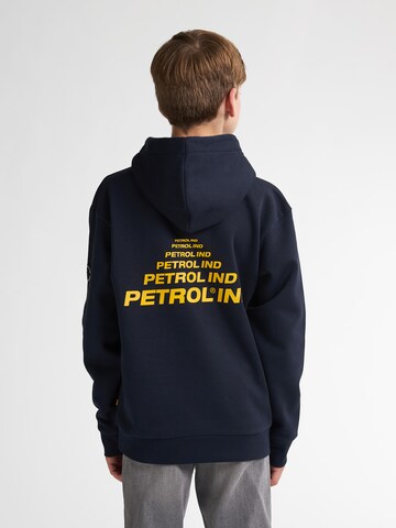 Sweat Petrol Industries en bleu : devant