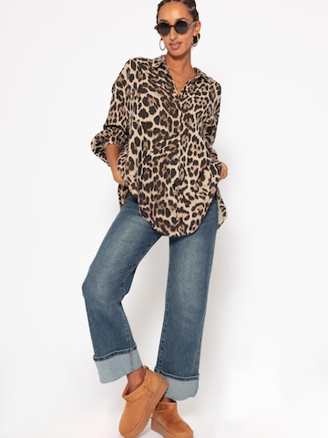 SASSYCLASSY Bluse in Braun