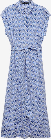 MANGO Shirt Dress 'APPLE' in Blue: front