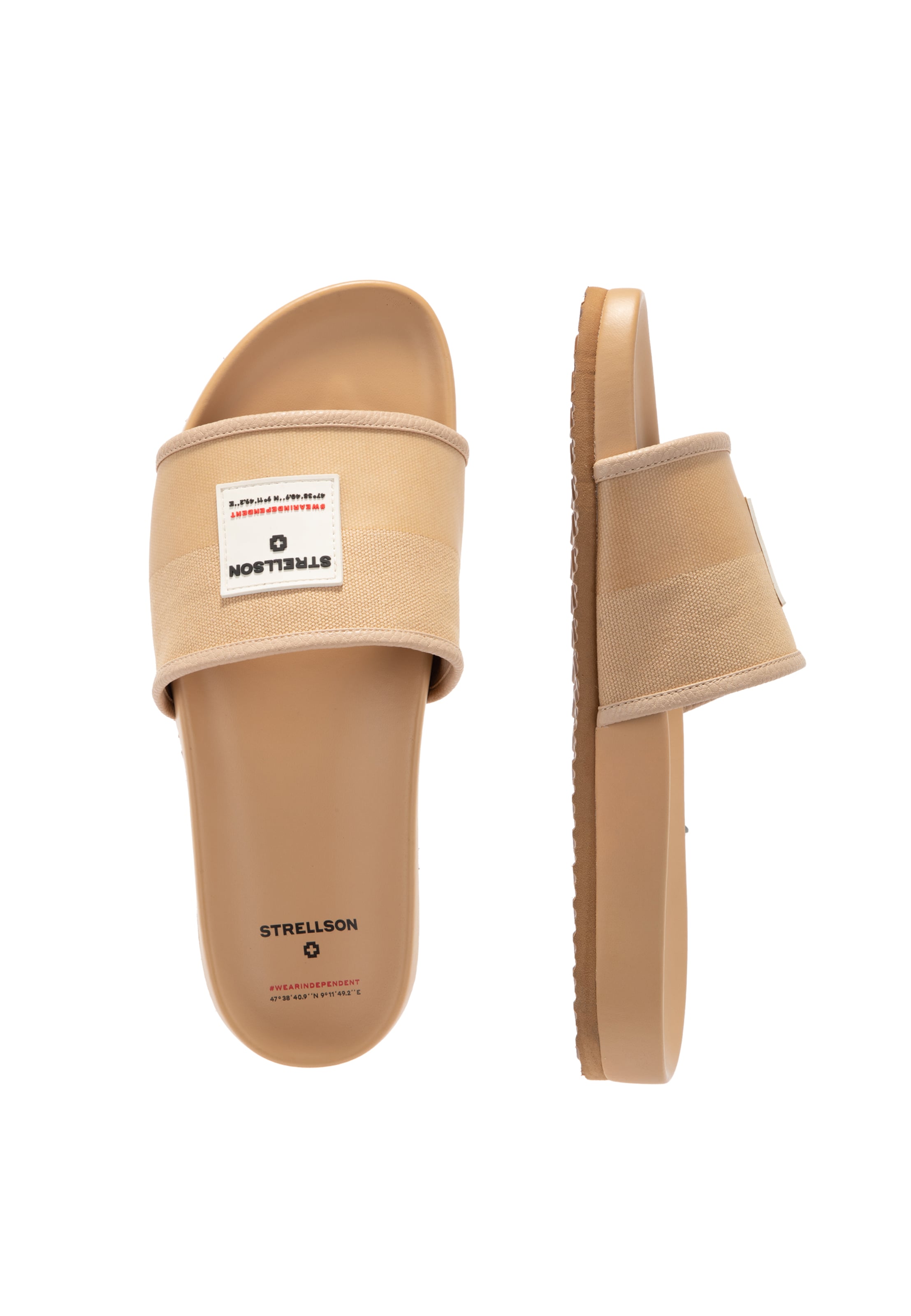STRELLSON - Sapato aberto 'Pier Brockwell' em bege