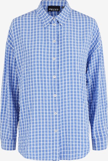 PIECES Blouse 'Sylvia' in Blue / White, Item view