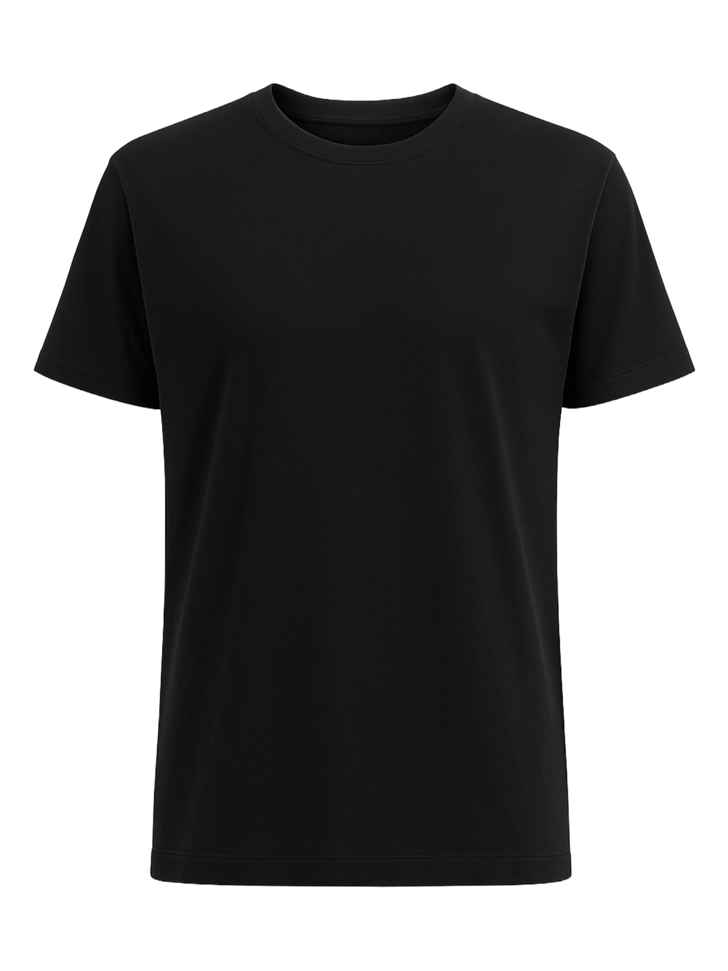 T-shirt Justever en noir : devant
