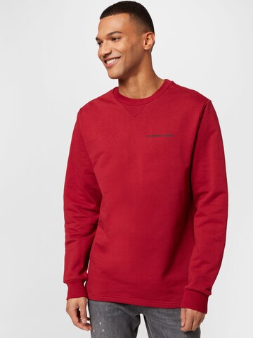 Sweat-shirt Colourful Rebel en rouge : devant