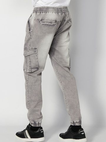 Coupe slim Pantalon cargo KOROSHI en gris