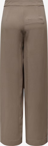 JDY Wide leg Trousers 'Vincent' in Brown