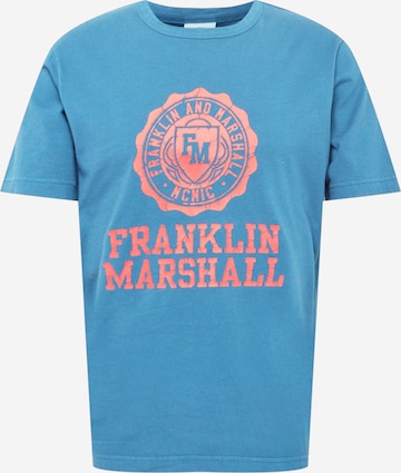 FRANKLIN & MARSHALL Shirt in Blauw: voorkant