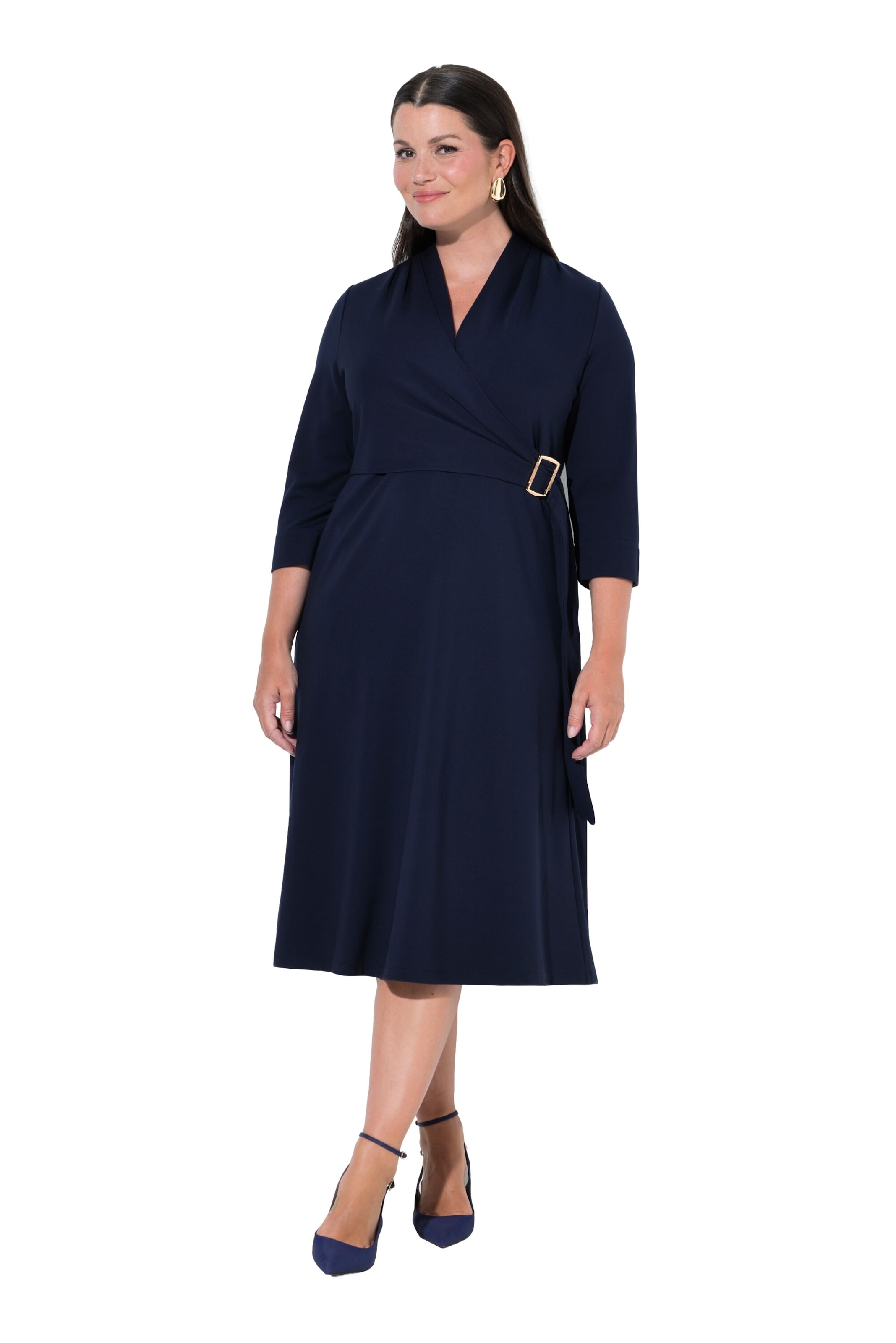 Ulla Popken Dress in Blue: front