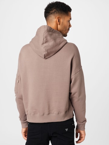 ALPHA INDUSTRIES Mikina – hnědá