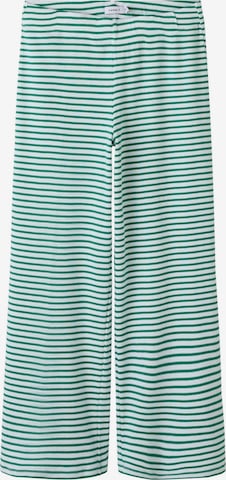NAME IT Wide Leg Hose in Grün: Vorderseite