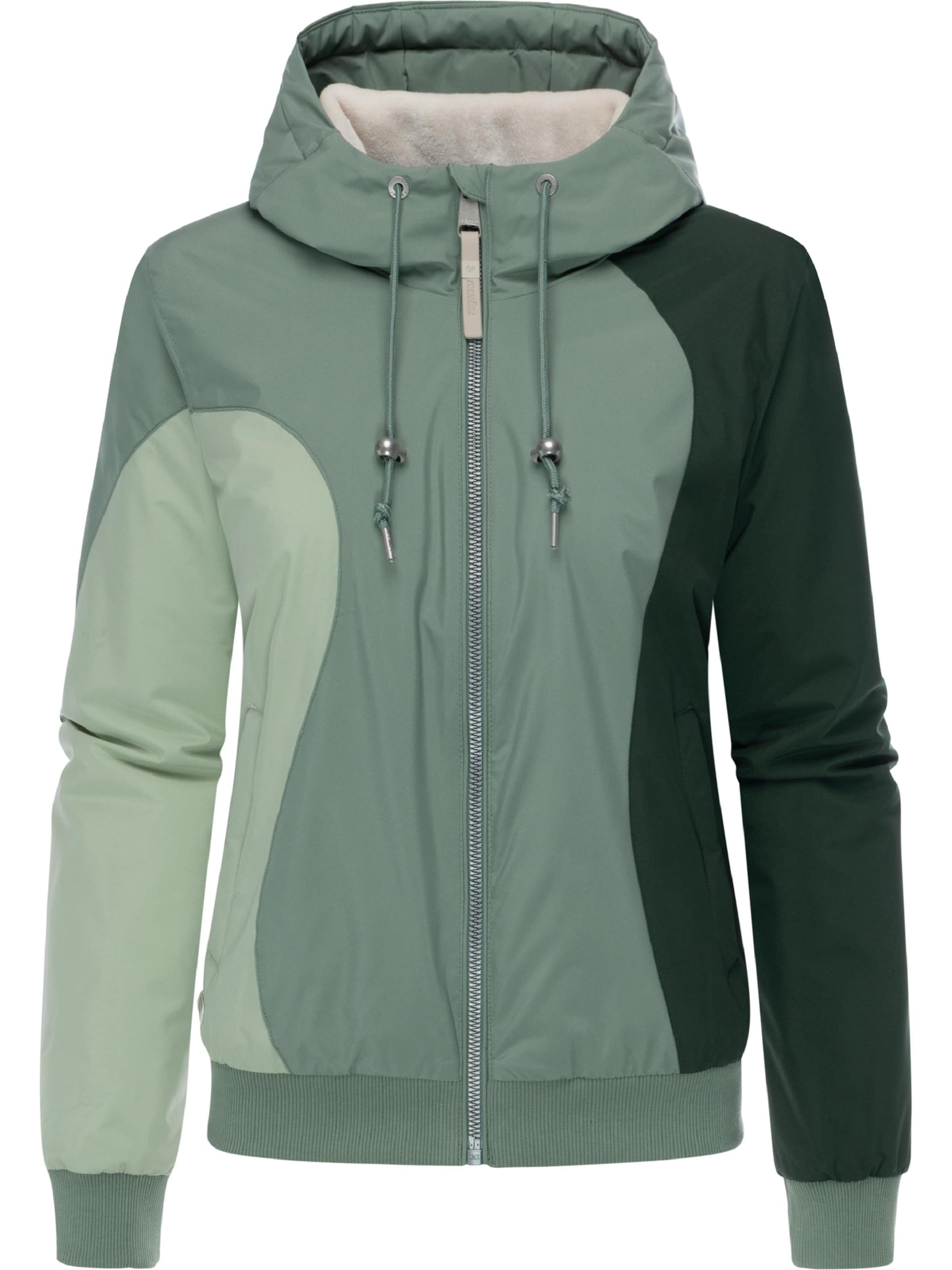 Ragwear Performance Jacket 'Oggie Youmodo' in Green: front