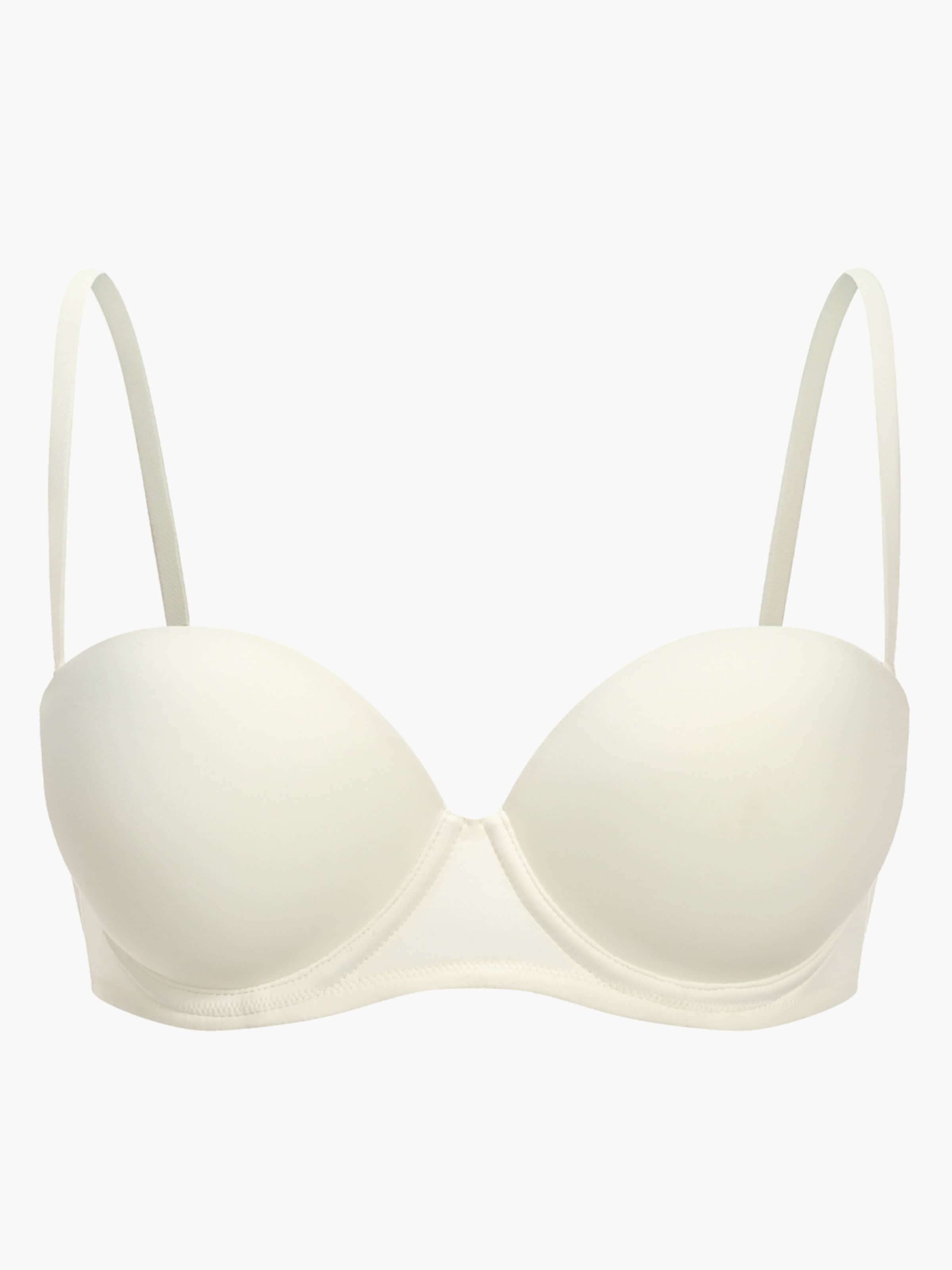 cfab (formerly creamy fabrics) Bra 'Ultra Push-Up BH' in White: front