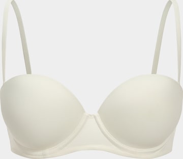 cfab (formerly creamy fabrics) Bra 'Ultra Push-Up BH' in White: front