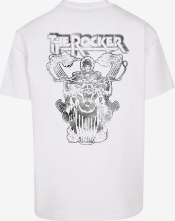 Merchcode Shirt 'Thin Lizzy - Logo Rocker' in Wit