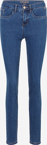 Cream Skinny Jeans 'Lone' in Blue: front