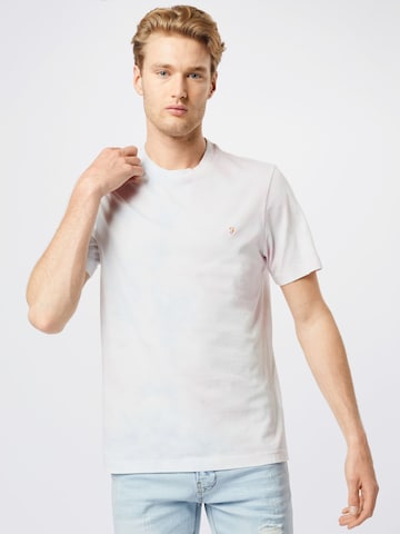 FARAH Μπλουζάκι 'CLEARWATER' σε λευκό: μπροστά