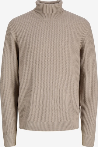 Pull-over 'JJSAGE' JACK & JONES en beige : devant