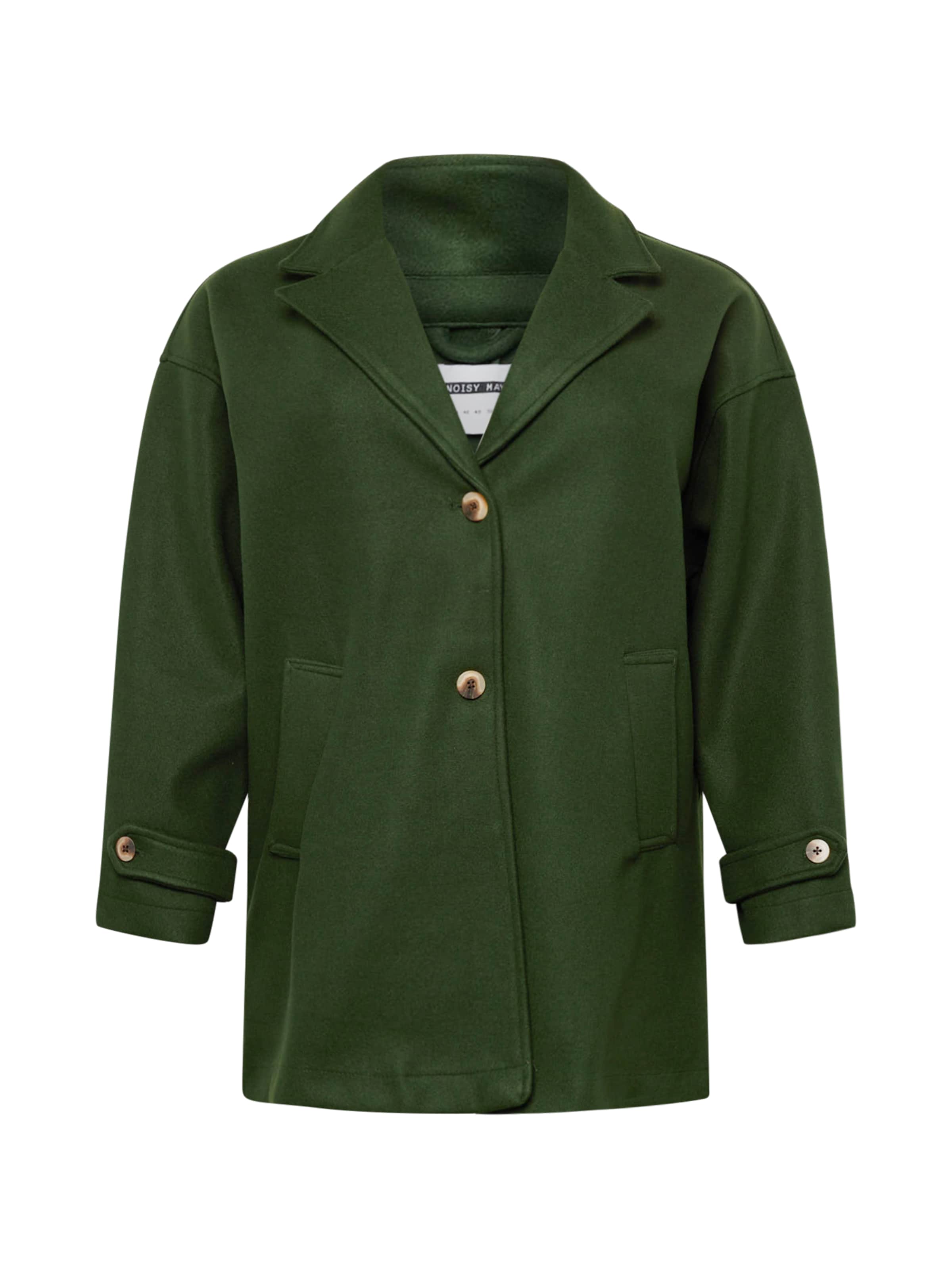 Palton de primăvară-toamnă de la Noisy May Curve pe verde: față