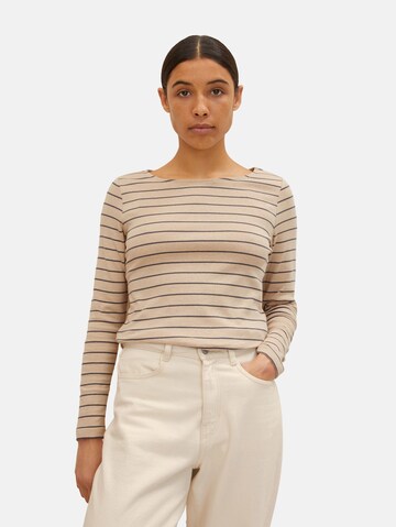 TOM TAILOR T-shirt i beige: framsida