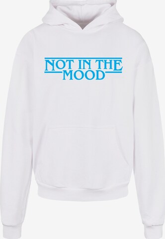 Merchcode Sweatshirt 'NITM - Stranger Mood' in White: front
