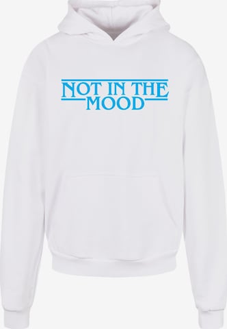Merchcode Sweatshirt 'NITM - Stranger Mood' in Wit: voorkant