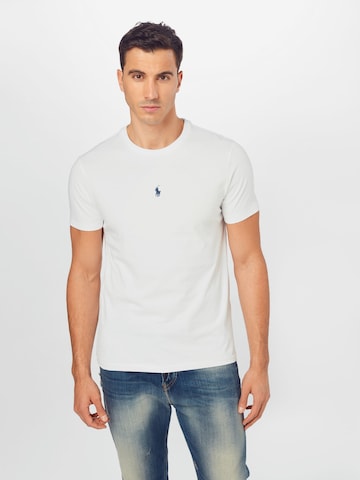 T-Shirt Polo Ralph Lauren en blanc : devant